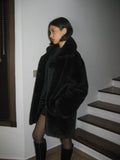 Black Plush Fur