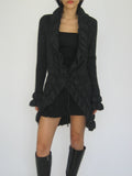Ruffle Detailed Cardigan