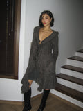 Wool Blend Long Cardigan