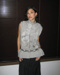 Fur Detailed Wool Sweater