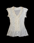 Half Sleeve Cream Shirt