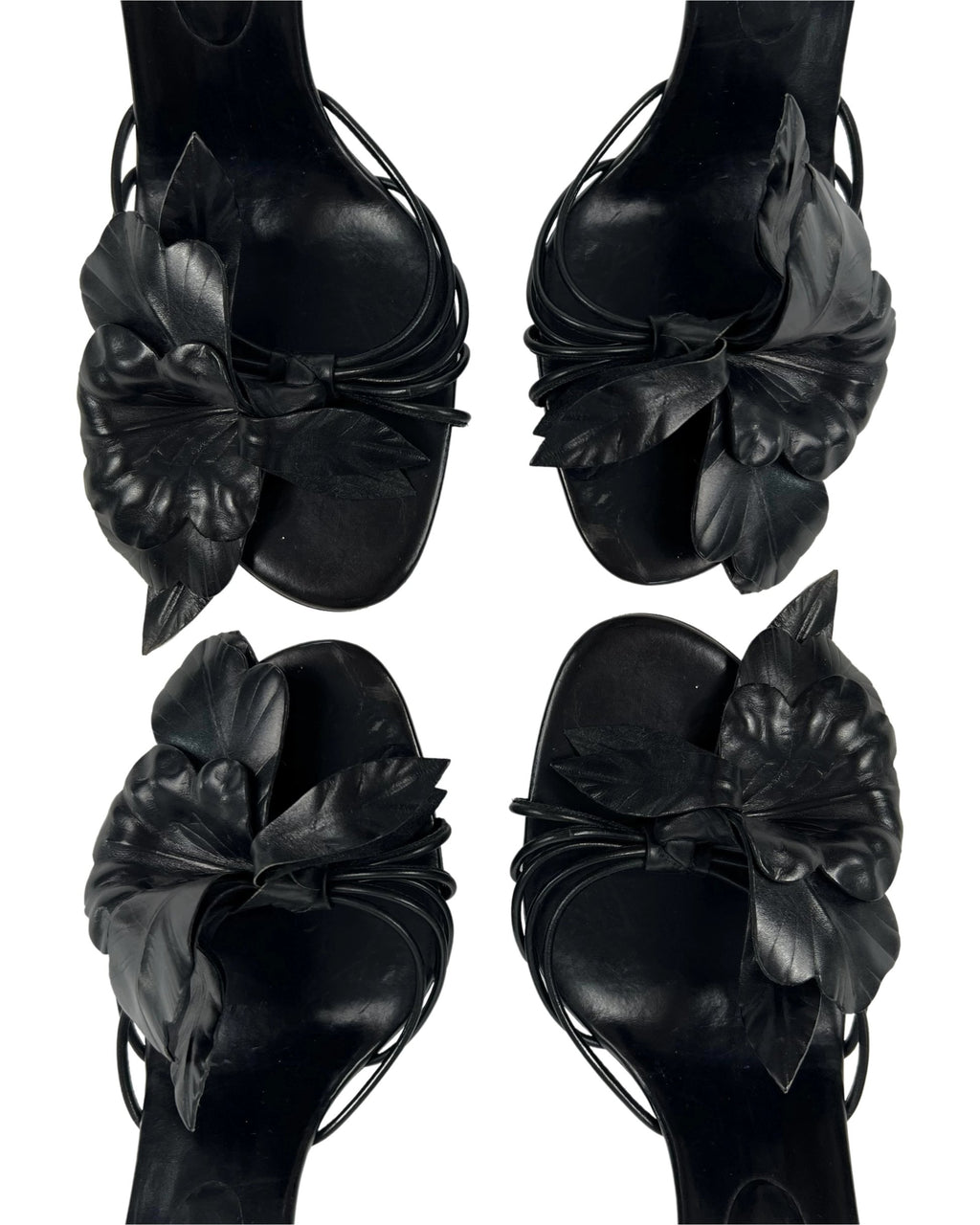 Celine Floral Heeled Sandals
