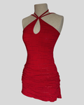 Red Dress with Rope Detail