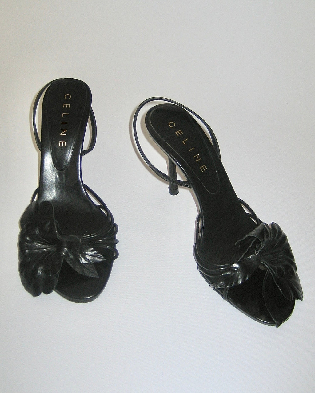 Celine Floral Heeled Sandals