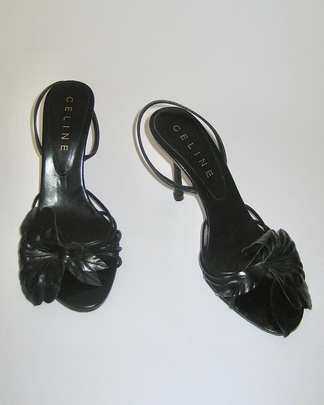 Celine Floral Heeled Sandals