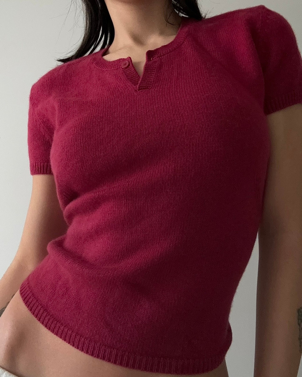 Cherry Cashmere Sweater