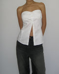 White Shirt Bustier