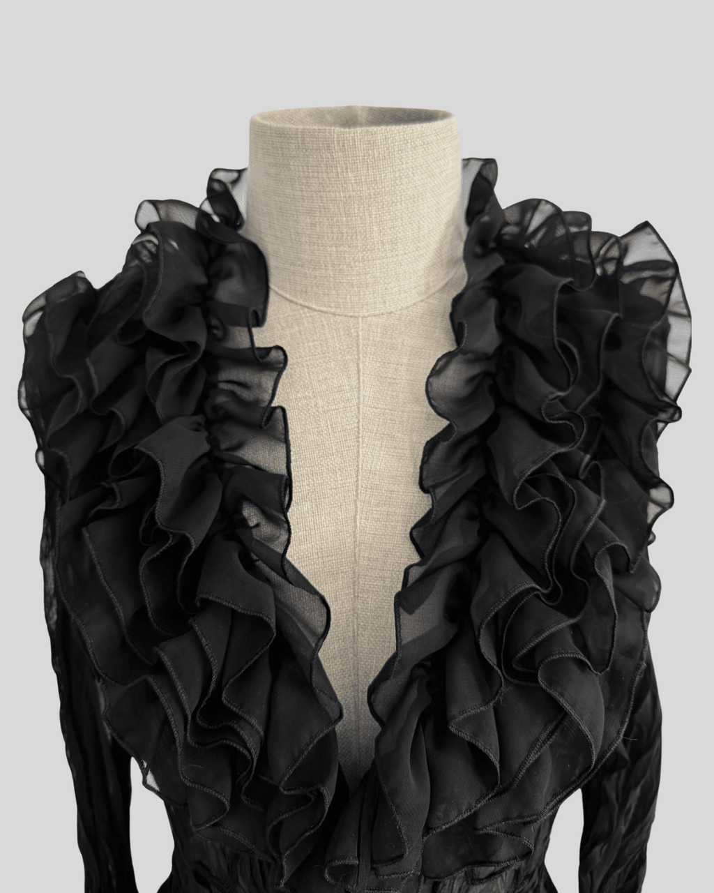 Black Transparent Blouse