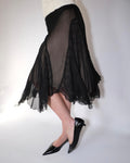 Black Silk Skirt