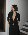 Belted Black Cardigan