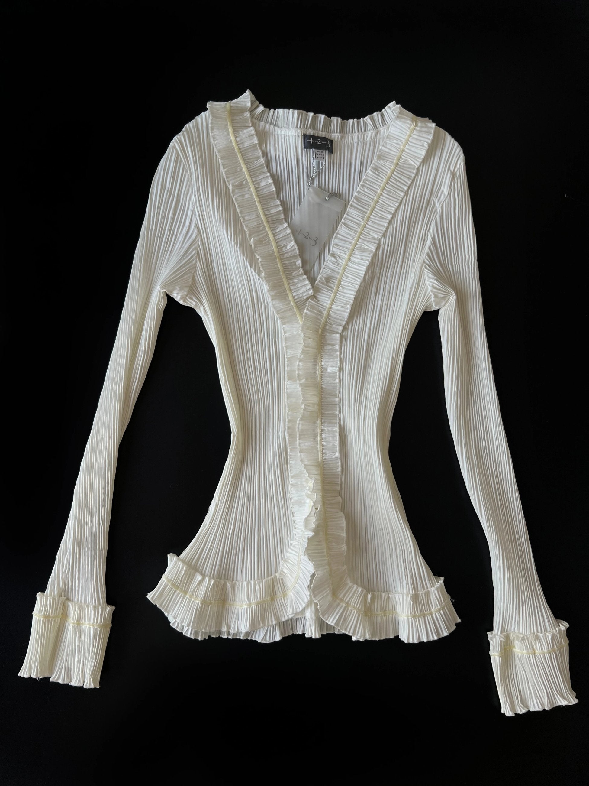 Vintage Blouse with Ruffle Detail