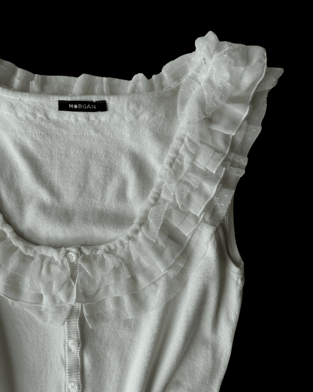 Morgan Ecru Knit Blouse