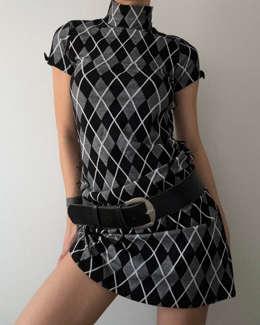 Diamond Patterned Dress