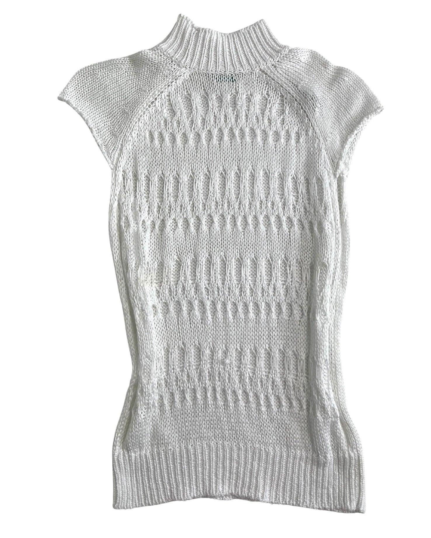 Half Sleeve Knitted Sweater with Back Detail