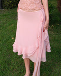 Pink Chiffon Skirt