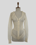 Hooded Knitted Cardigan