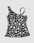 Polka Dot Satin Blouse