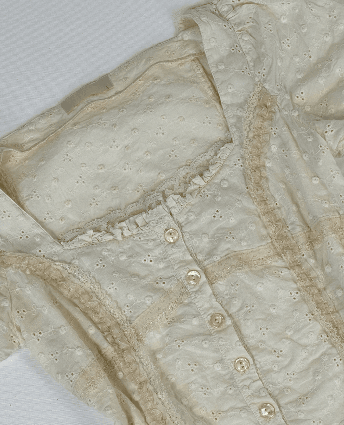 Pink Detailed Vintage Blouse