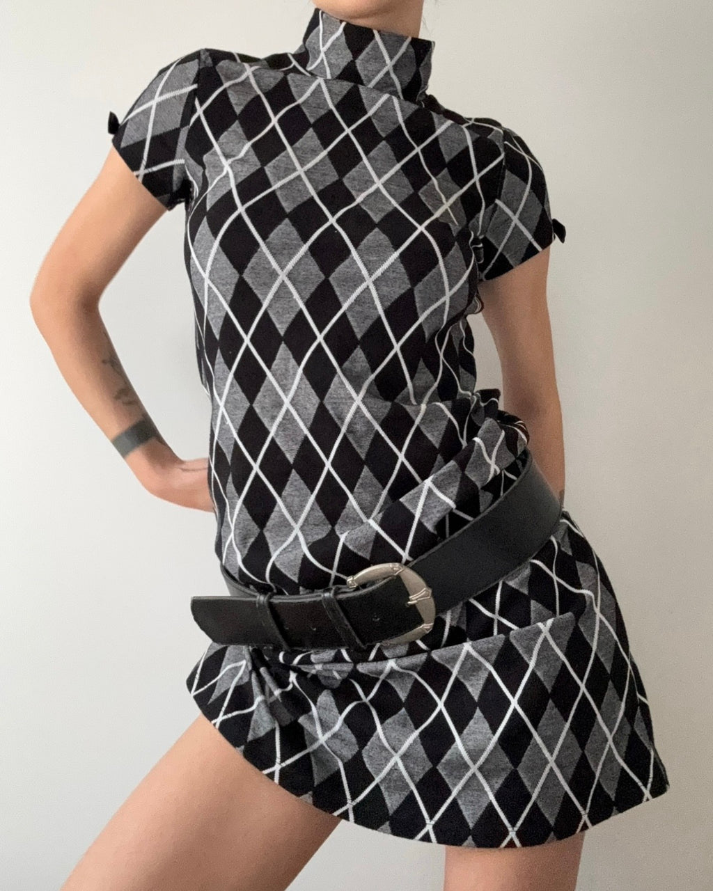 Diamond Patterned Dress