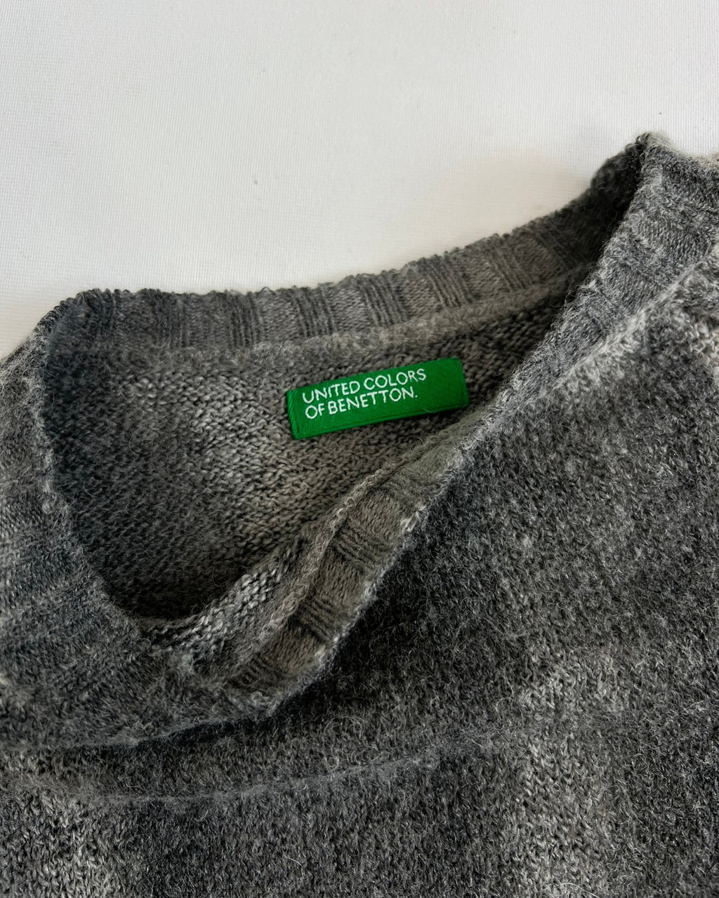 Gray Faded Effect Sweater