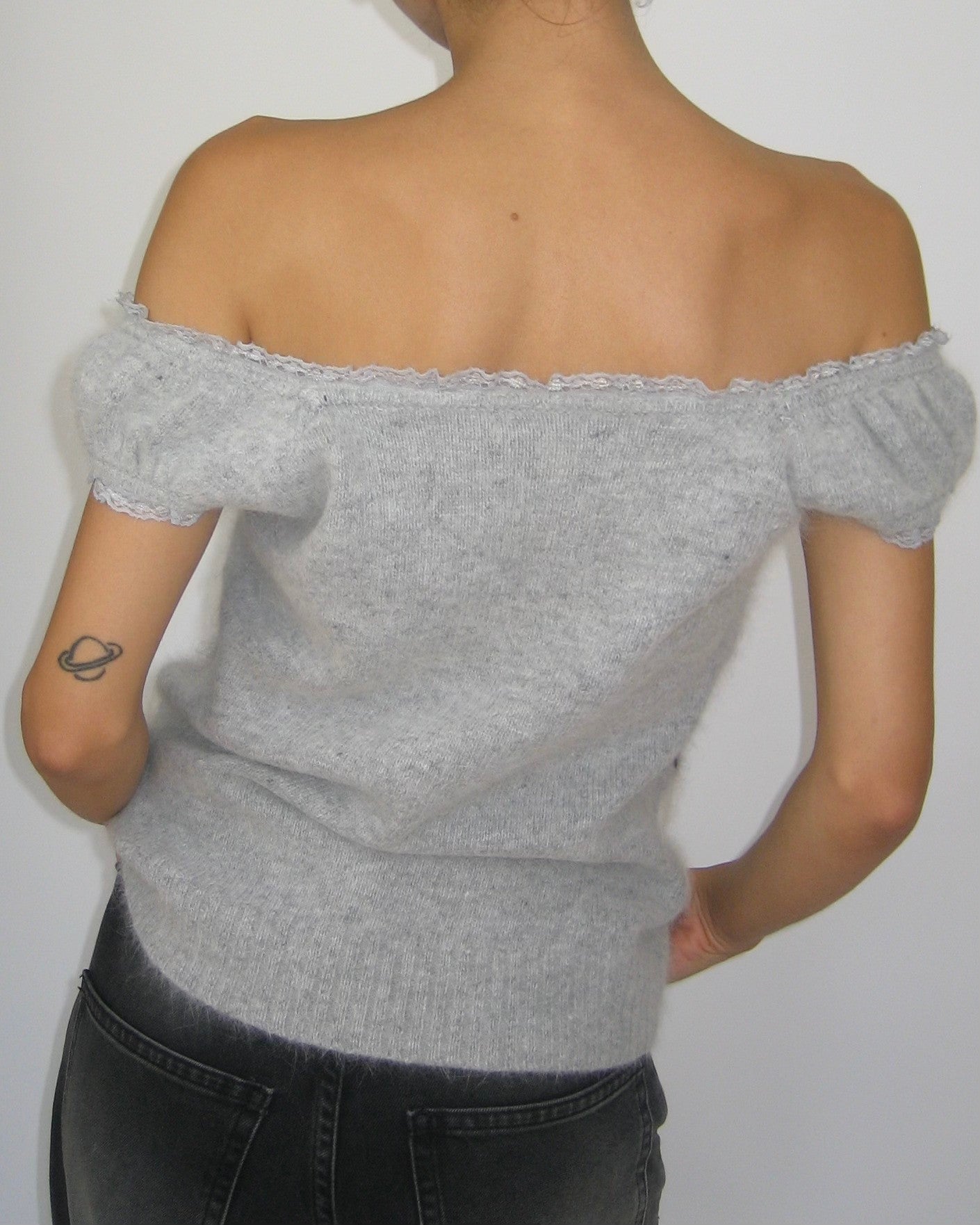 Plaid Gray Sweater