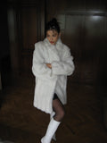 White Plush Fur