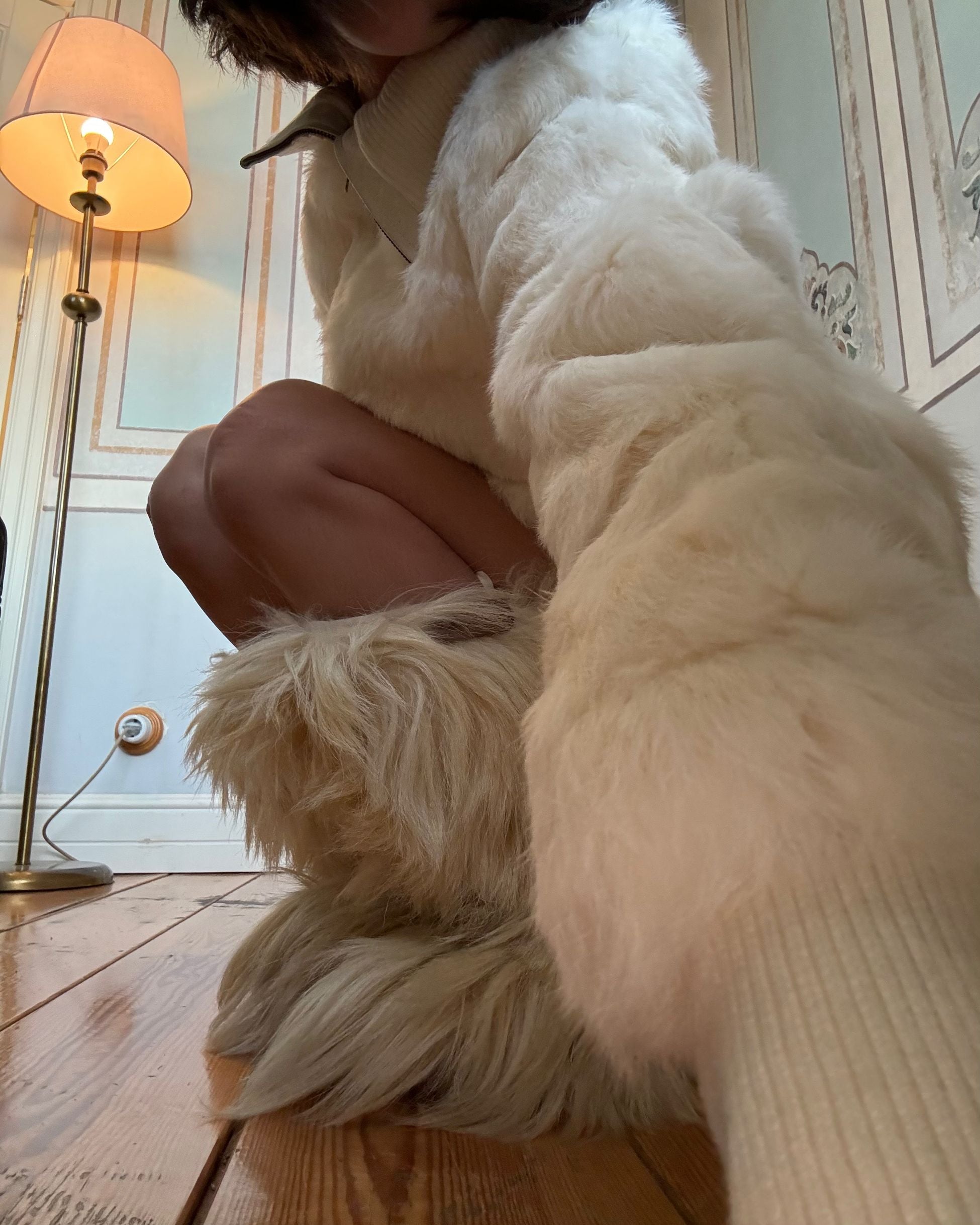 Krem Vintage Yeti Boots