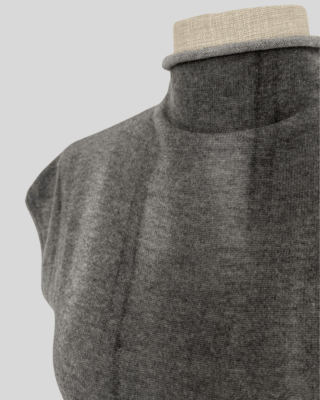 Wool Blend Gray Dress
