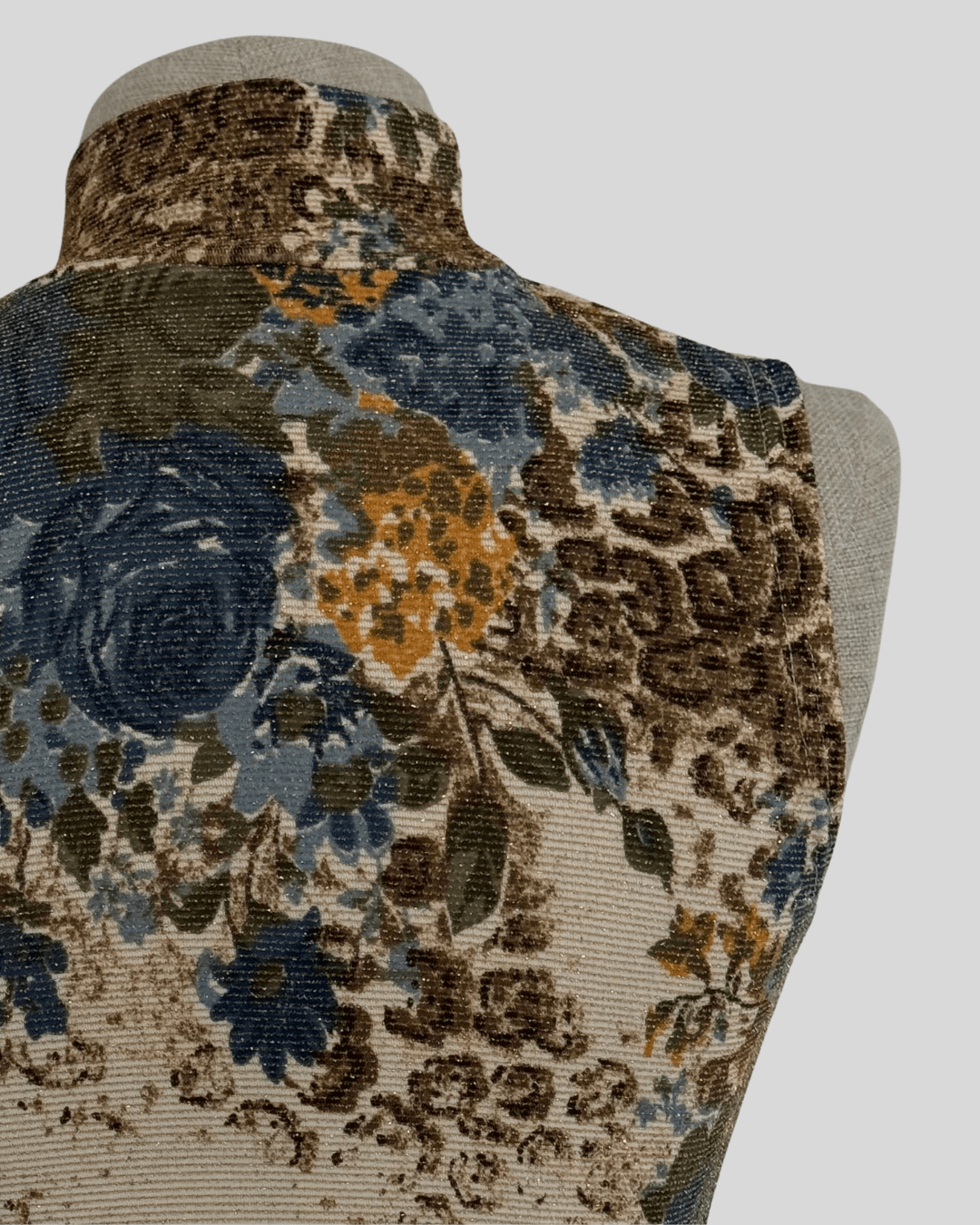 Leopard Print Sleeveless Blouse