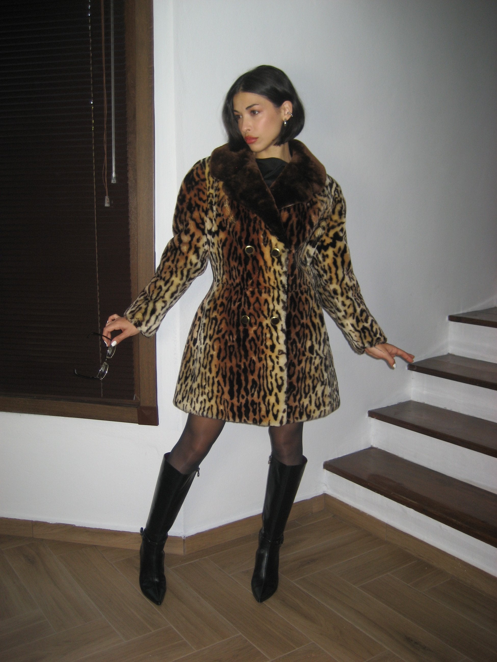 Leopar Peluş Kürk