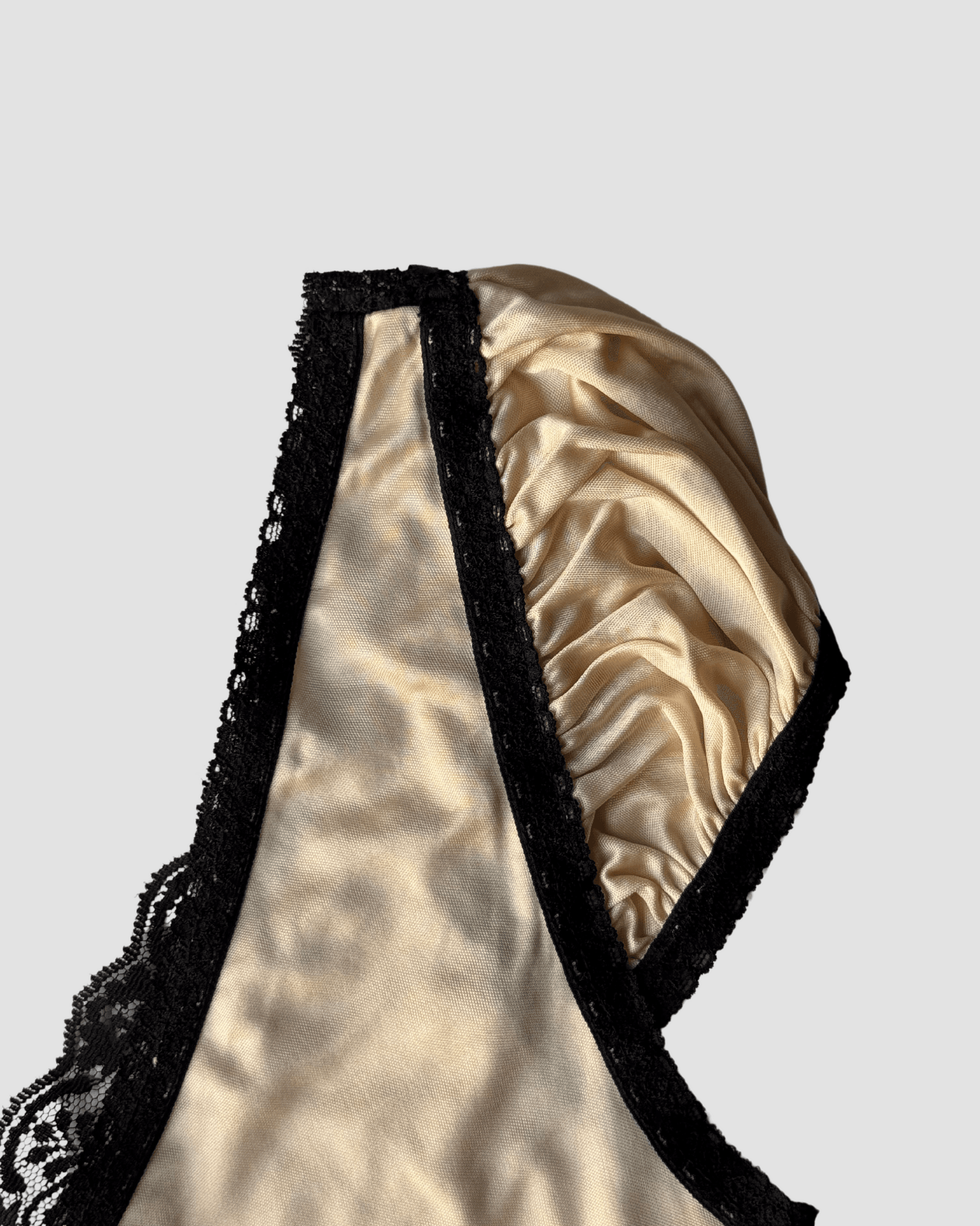 Cream Blouse with Lace Detail