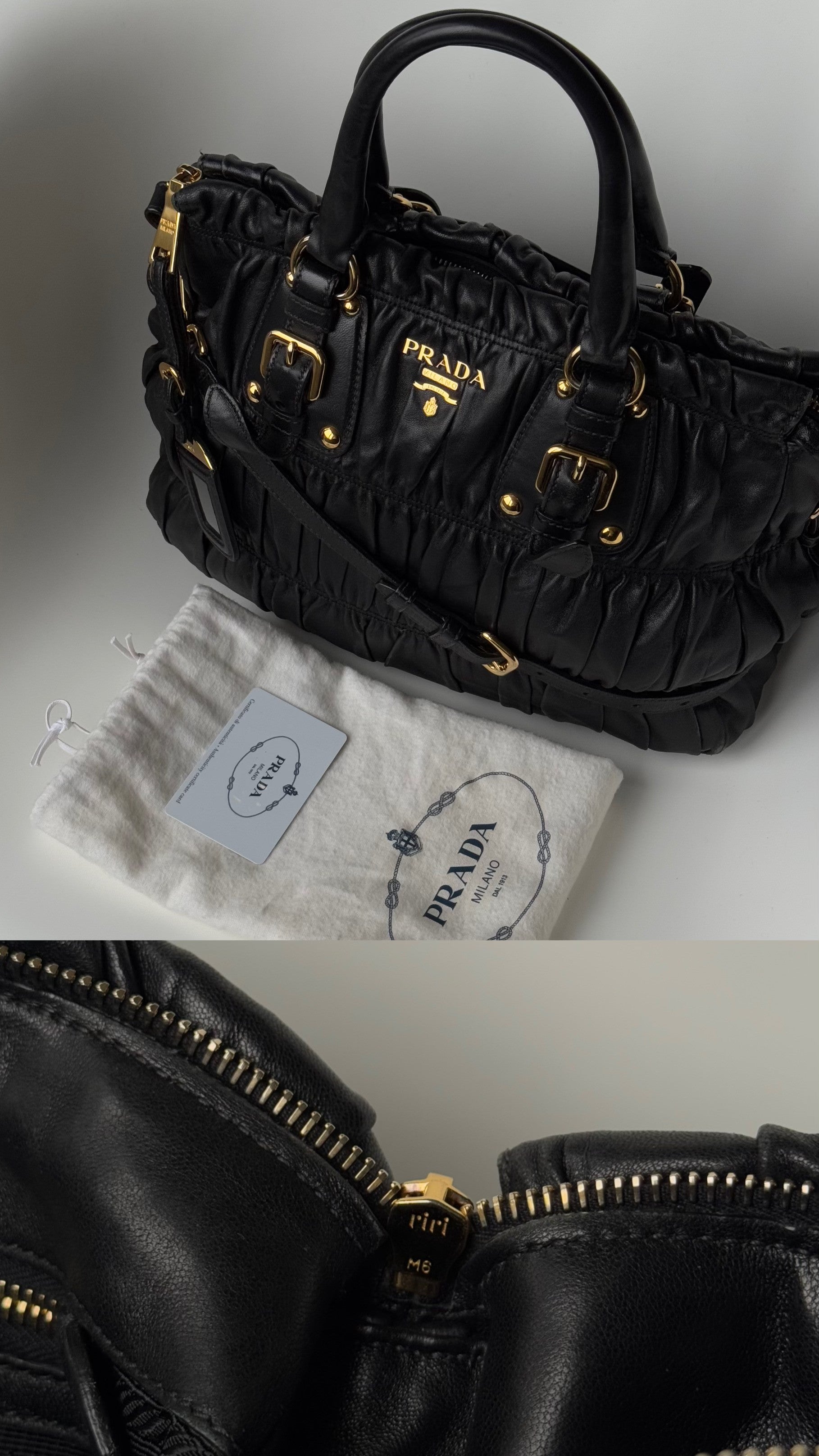 Prada Nappa Gaufre Deri Çanta