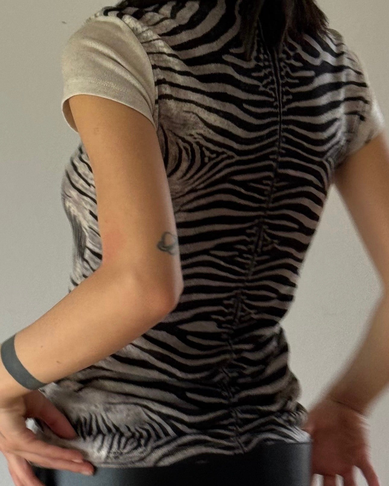 Zebra Patterned Blouse