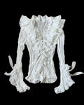 Tied White Shirt