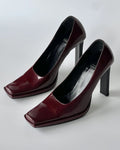 Nursace Patent Leather High Heel Shoes