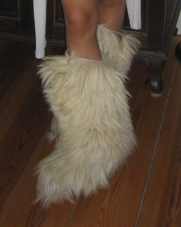 Krem Vintage Yeti Boots