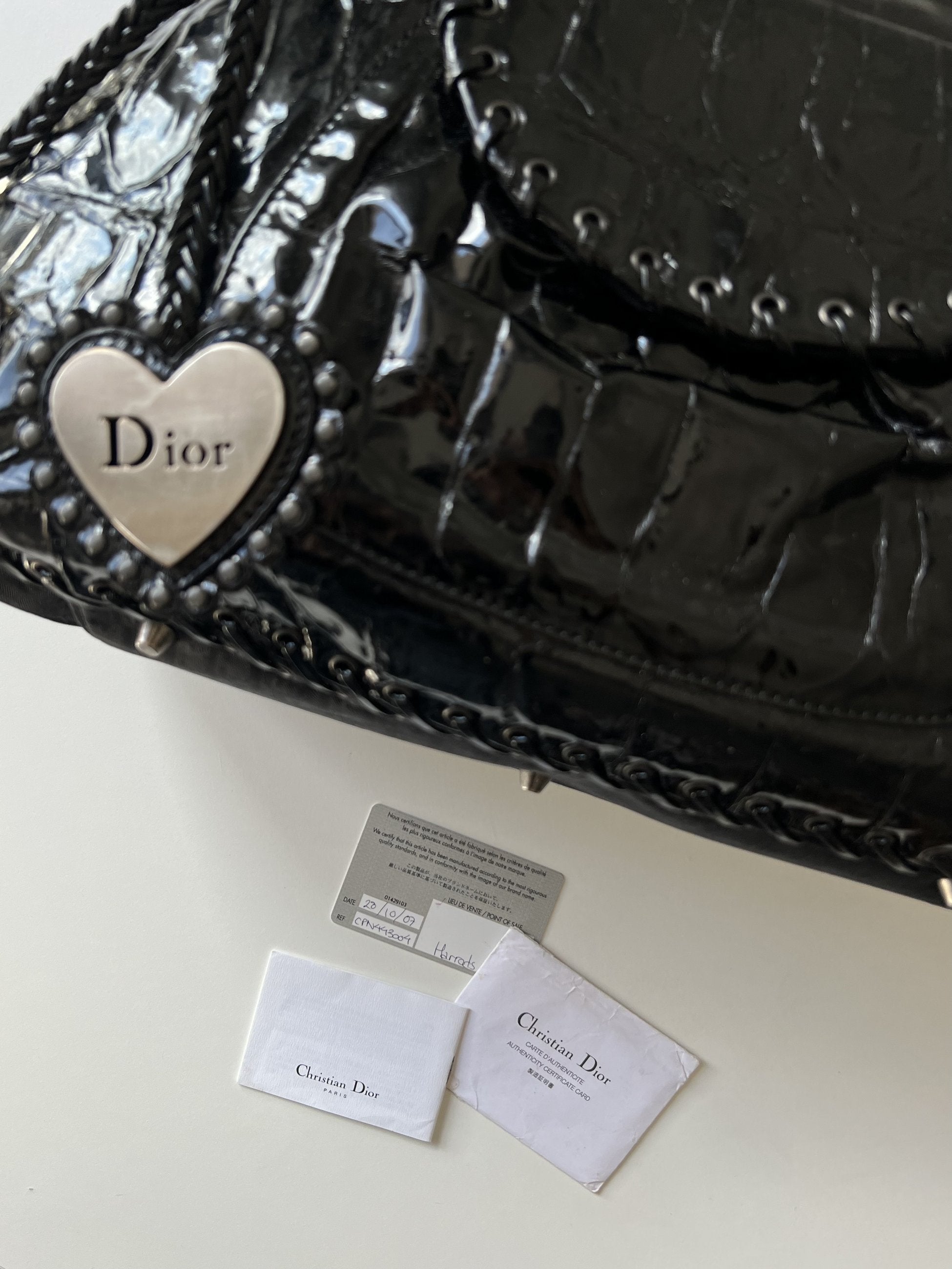 Christian Dior Siyah Kol Çantası