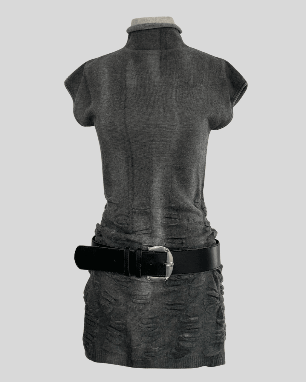Wool Blend Gray Dress