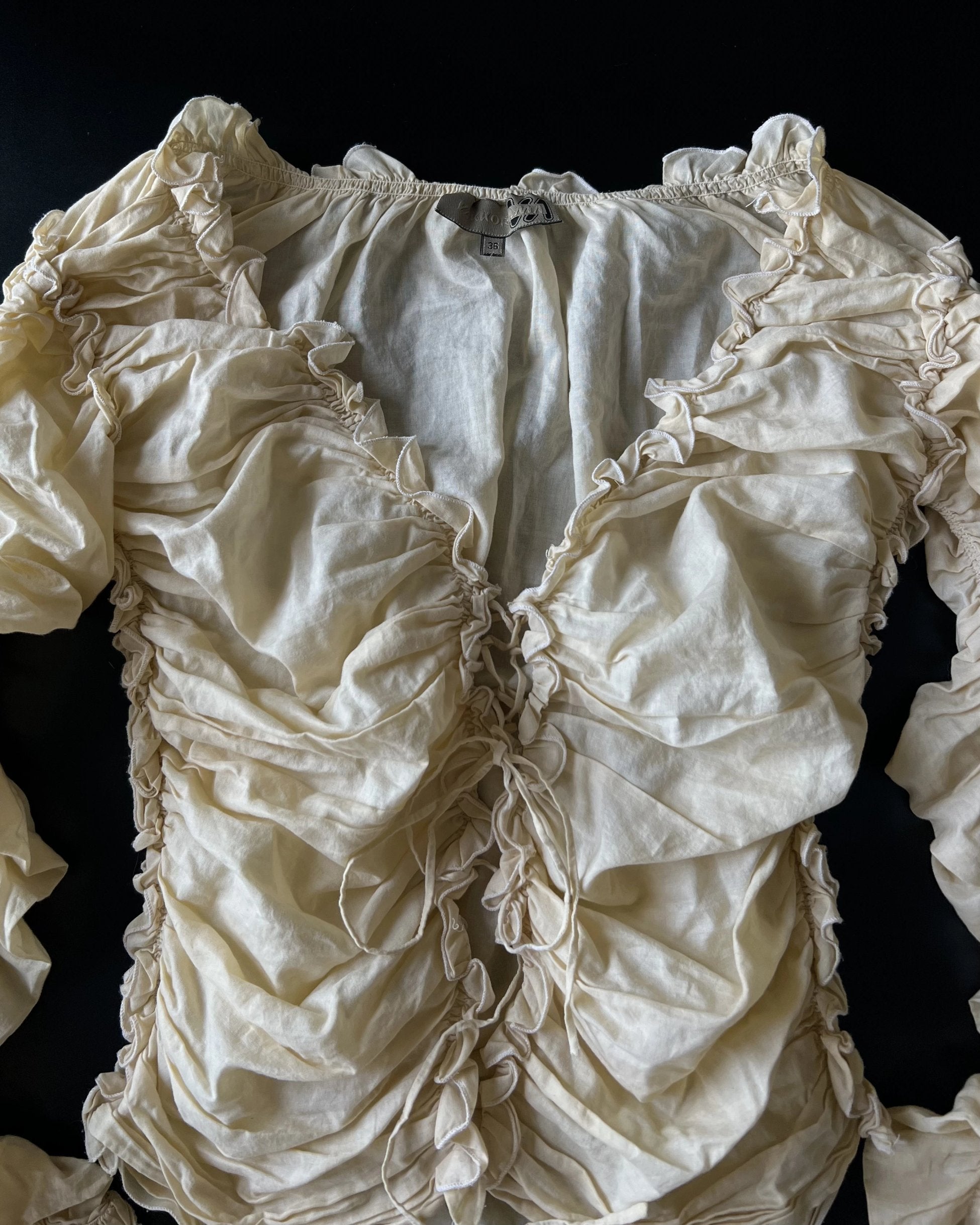 Vakkorama Vintage Pleated Blouse