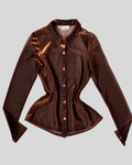 Transparent Brown Shirt