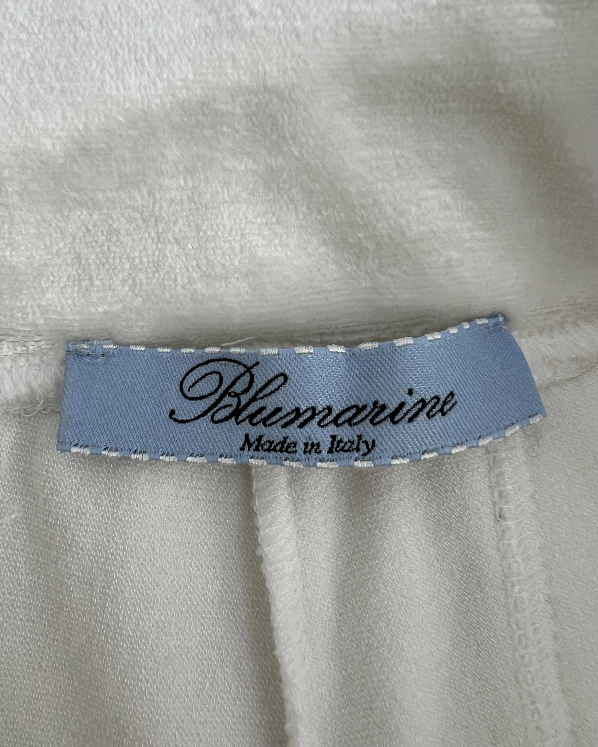 Blumarine Dökümlü Kadife Pantolon