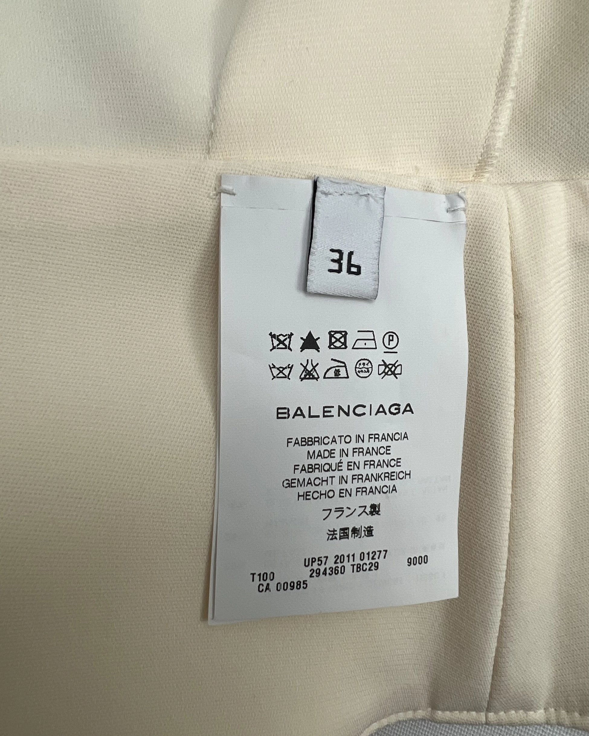 Balenciaga Cream Blouse