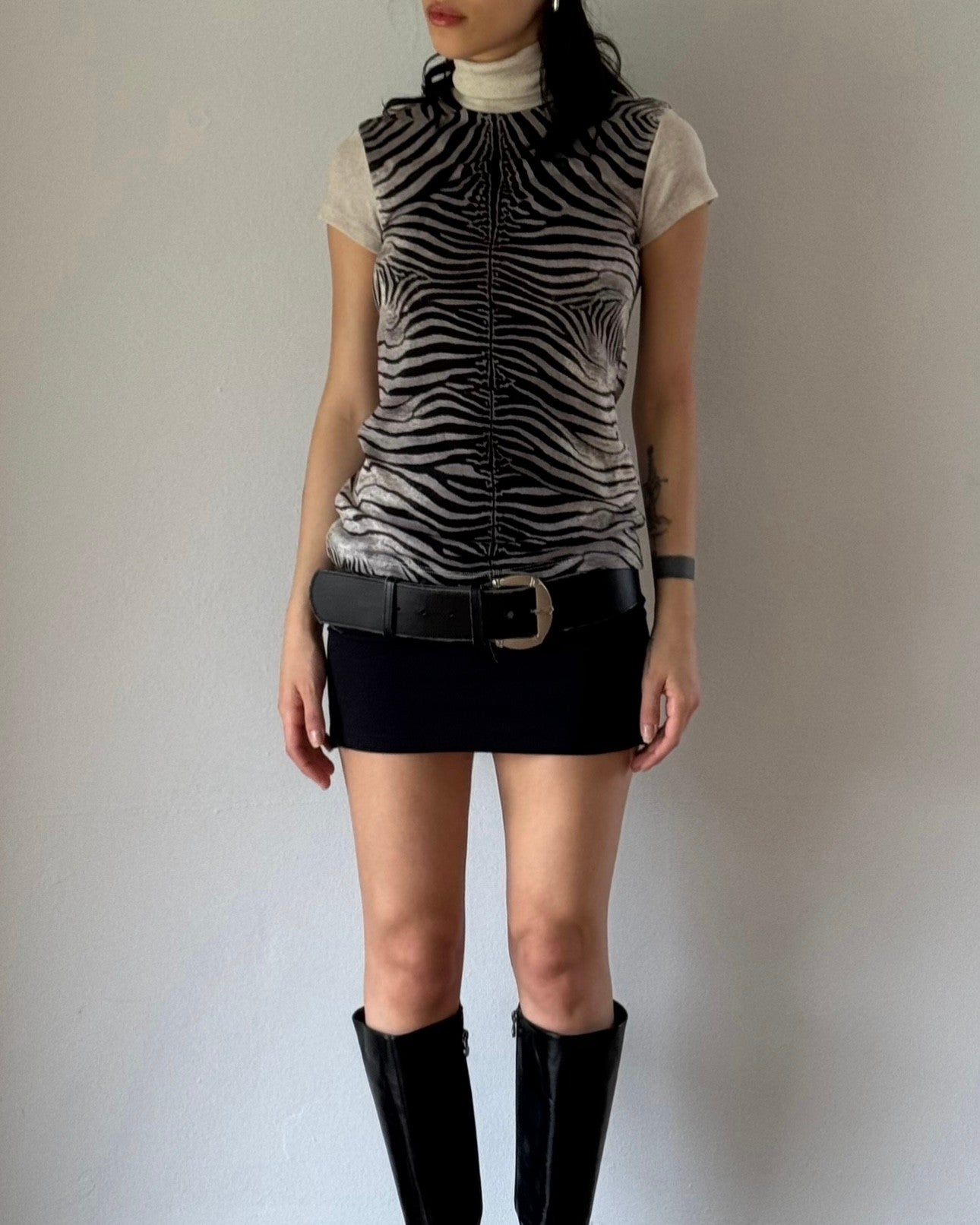 Zebra Patterned Blouse