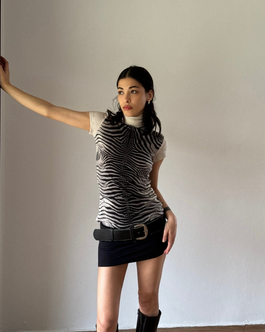 Zebra Patterned Blouse