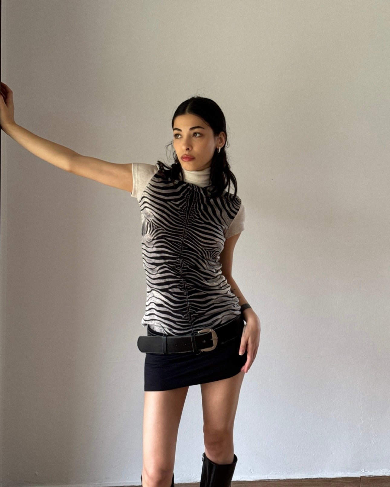 Zebra Patterned Blouse