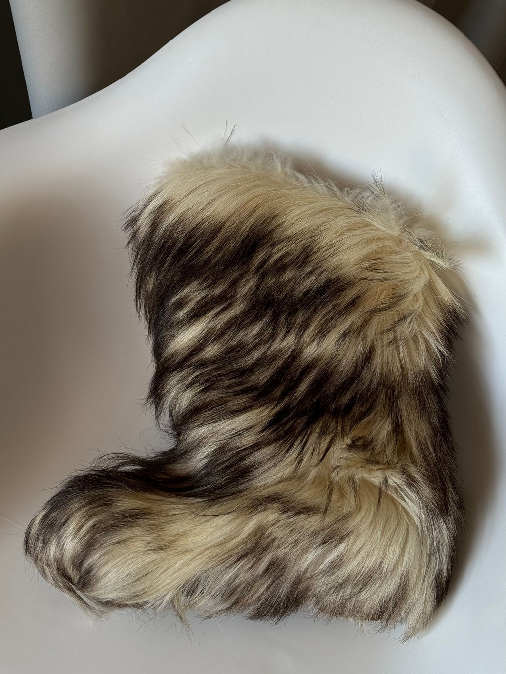 Krem-Kahve Vintage Yeti Boots