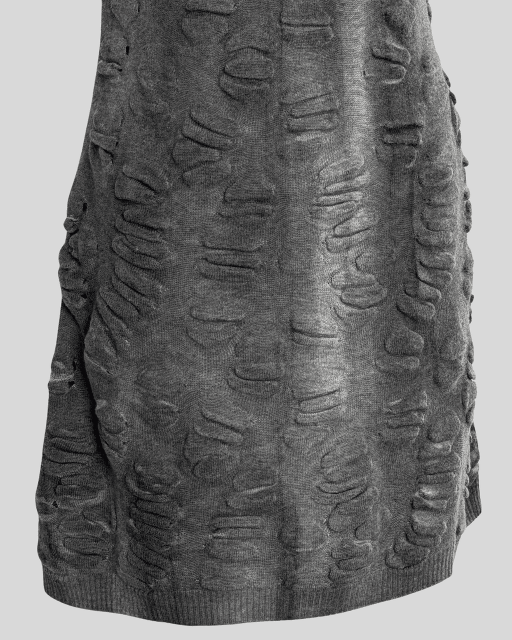 Wool Blend Gray Dress
