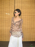 Polo Garage Patterned Blouse
