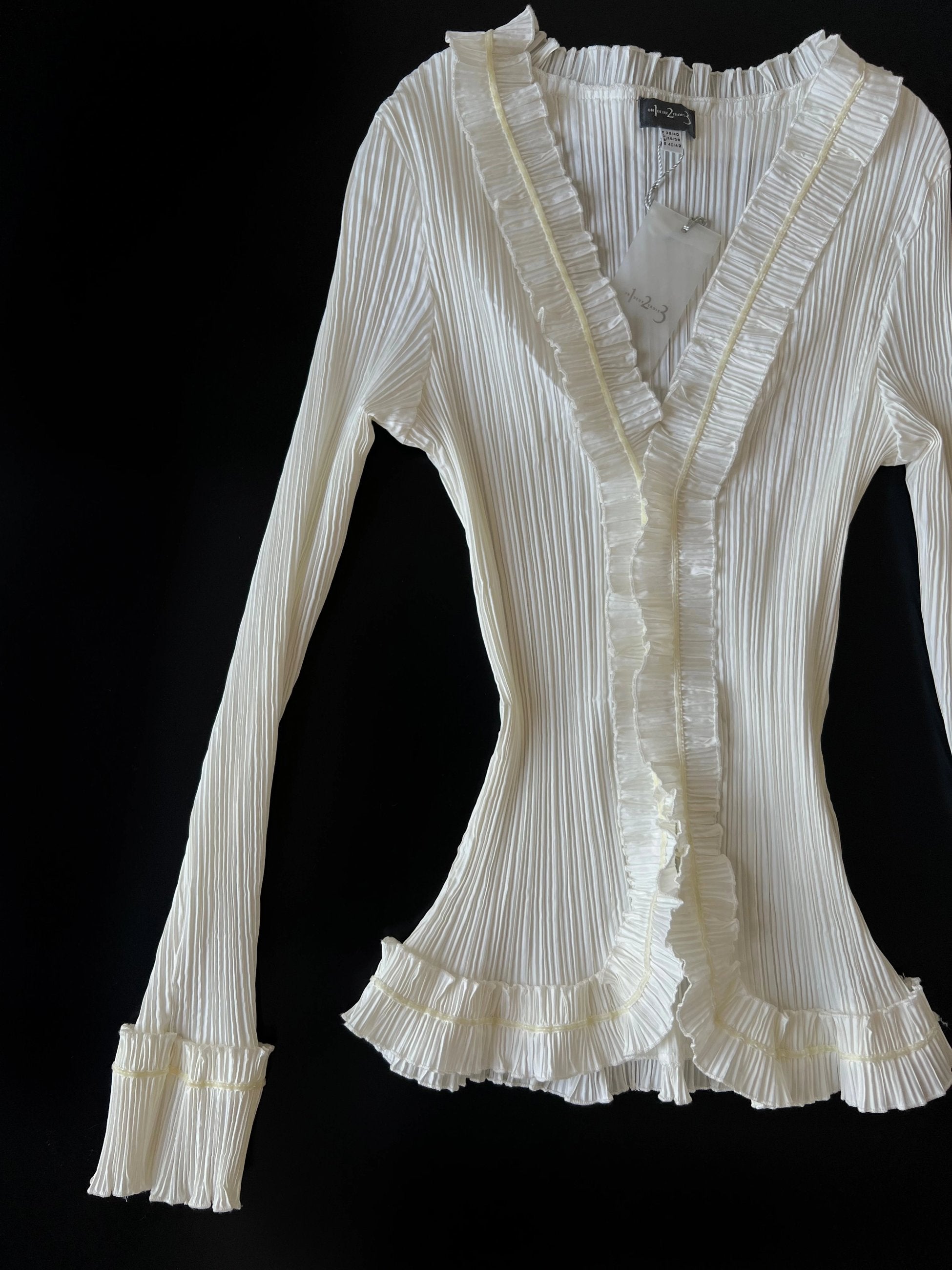 Vintage Blouse with Ruffle Detail