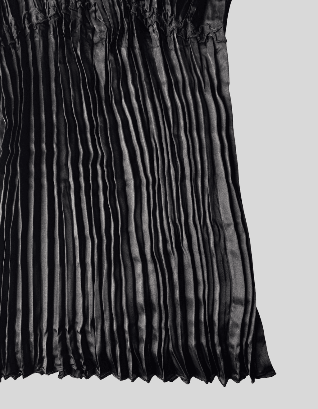 Accordion Black Blouse